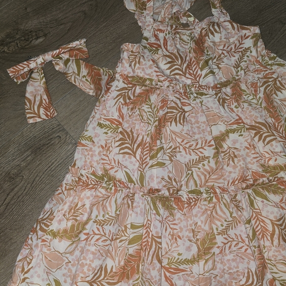 Rachel Zoe Orange and Green Floral Dress - Picture 2 of 11